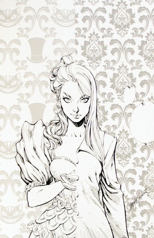[Alice Ever After #1 (variant B&W full art cover - J. Scott Campbell)]