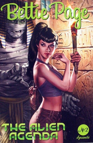 [Bettie Page - The Alien Agenda #2 (Cover B - Josh Burns)]