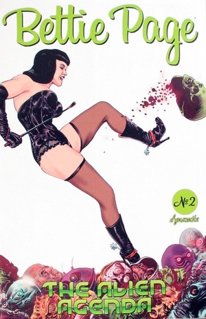 [Bettie Page - The Alien Agenda #2 (Cover D - Jimmy Broxton)]