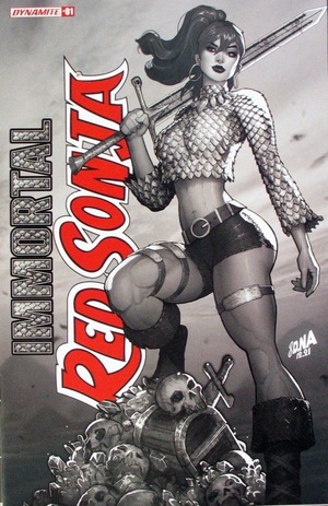 [Immortal Red Sonja #1 (Cover I - David Nakayama B&W Incentive)]