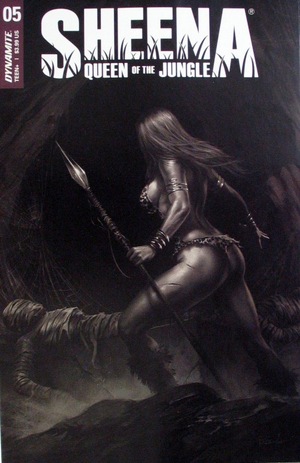 [Sheena - Queen of the Jungle (series 4) #5 (Cover H - Lucio Parrillo B&W Incentive)]