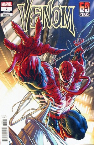[Venom (series 5) No. 7 (variant 60 Years of Spider-Man cover - Pete Woods)]