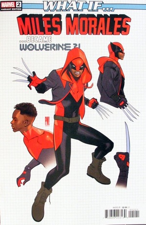 [What If...? - Miles Morales No. 2: What if Miles Morales became Wolverine? (1st printing, variant design cover - Paco Medina)]