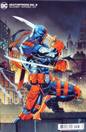 [Deathstroke Inc. 8 (1st printing, variant cardstock connecting cover - Roger Cruz)]