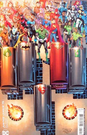 [Justice League (series 4) 75 (variant cardstock cover - Dan Jurgens)]
