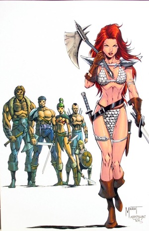 [Red Sonja (series 9) Issue #8 (Cover O - Marat Mychaels Liefeld Homage Full Art Incentive)]