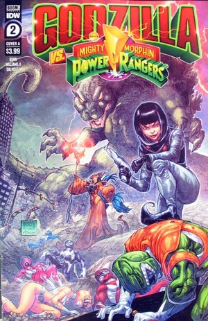 [Godzilla Vs. The Mighty Morphin Power Rangers #2 (Cover A - Freddiw Williams II)]