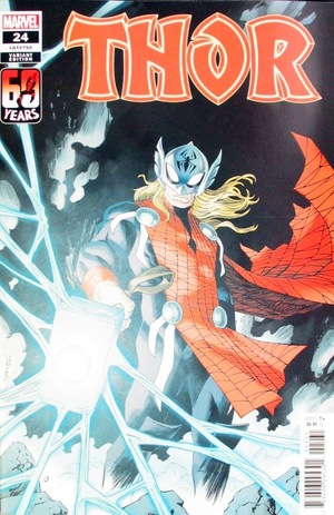 [Thor (series 6) No. 24 (variant 60 Years of Spider-Man cover - Declan Shalvey)]