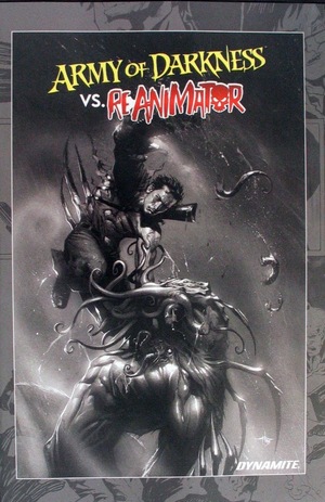 [Army of Darkness (series 2) #1 vs. Reanimator: Introductory Priced Edition (Cover B - B&W Incentive)]