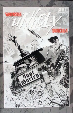 [Vampirella / Dracula - Unholy #1: Introductory Priced Edition (Cover B - B&W Incentive)]