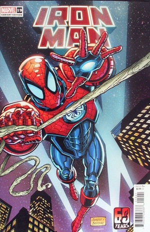 [Iron Man (series 6) No. 19 (variant 60 Years of Spider-Man cover - Dan Jurgens)]