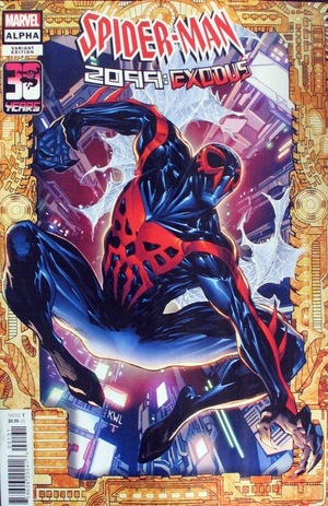 [Spider-Man 2099 - Exodus: Alpha No. 1 (variant 2099 frame cover - Ken Lashley)]