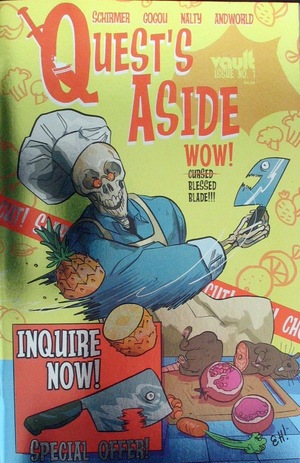 [Quests Aside #1 (1st printing, variant foil cover - Erica Henderson)]