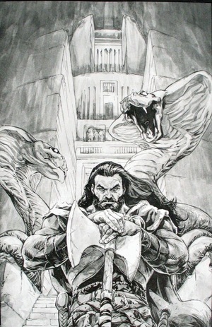 [Cimmerian - Hour of the Dragon #3 (Cover G - Kalman Andrasofszky B&W Full Art Incentive)]