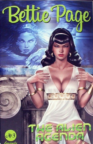 [Bettie Page - The Alien Agenda #3 (Cover B - Josh Burns)]