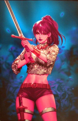 [Immortal Red Sonja #2 (Cover S - Leirix Li Ultraviolet Full Art Incentive)]
