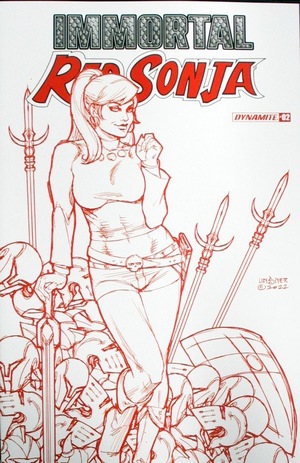 [Immortal Red Sonja #2 (Cover T - Joseph Michael Linsner Fiery Red Sketch Incentive)]