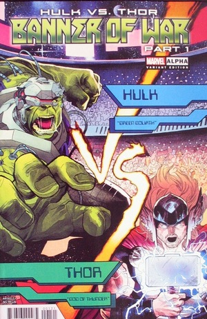 [Hulk vs. Thor: Banner of War Alpha No. 1 (1st printing, variant cover - Martin Coccolo)]