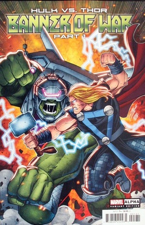 [Hulk vs. Thor: Banner of War Alpha No. 1 (1st printing, variant cover - Ron Lim)]