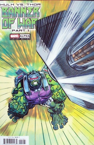 [Hulk vs. Thor: Banner of War Alpha No. 1 (1st printing, variant Mjolnir Smash cover - Trevor Von Eeden)]