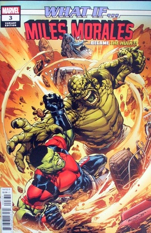 [What If...? - Miles Morales No. 3: What if Miles Morales became the Hulk? (variant cover - Carlo Pagulayan)]