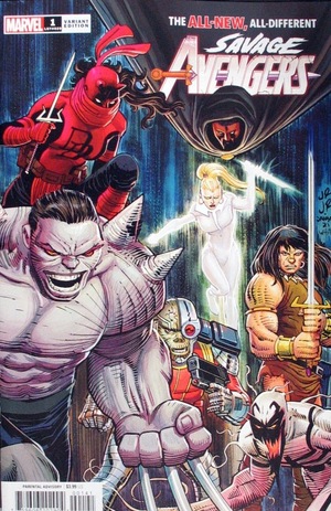 [Savage Avengers (series 2) No. 1 (1st printing, variant cover - John Romita Jr.)]
