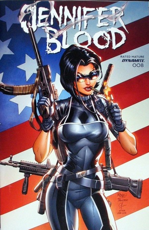 [Jennifer Blood (series 2) #8 (Cover L - John Royle Jim Lee Homage)]