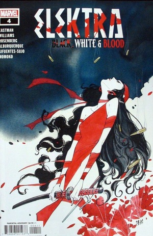 [Elektra: Black, White & Blood No. 4 (standard cover - Peach Momoko)]