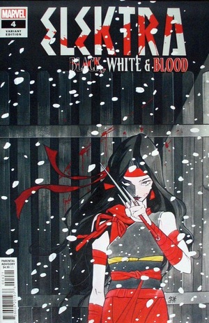 [Elektra: Black, White & Blood No. 4 (variant cover - Peach Momoko)]