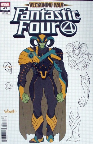 [Fantastic Four (series 6) No. 43 (variant design cover - R.B. Silva)]