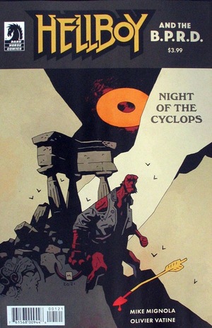 [Hellboy and the BPRD - Night of the Cyclops (variant cover - Mike Mignola)]