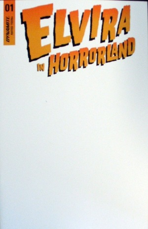 [Elvira in Horrorland #1 (Cover E - Blank Authentix)]