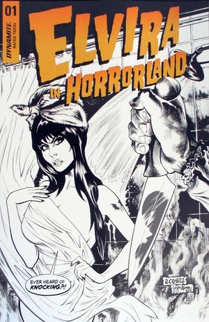 [Elvira in Horrorland #1 (Cover F - Dave Acosta B&W Incentive)]