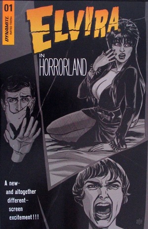 [Elvira in Horrorland #1 (Cover I - Silvia Califano B&W Incentive)]