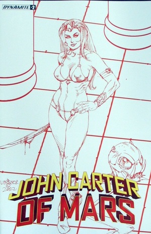 [John Carter of Mars #2 (Cover R - Joseph Michael Linsner Full Art Martian Red Incentive)]