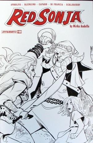 [Red Sonja (series 9) Issue #9 (Cover F - Mirka Andolfo B&W Incentive)]