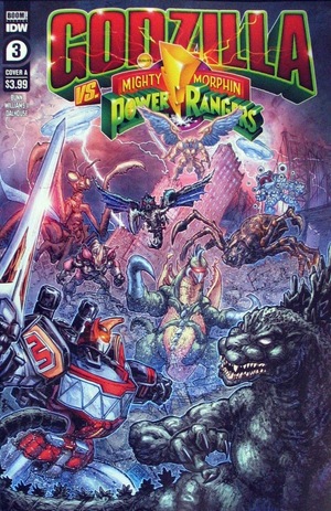 [Godzilla Vs. The Mighty Morphin Power Rangers #3 (Cover A - Freddie Williams II)]