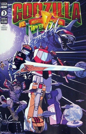 [Godzilla Vs. The Mighty Morphin Power Rangers #3 (Cover B - Alex Sanchez)]