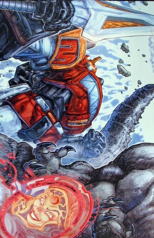 Godzilla Vs. The Mighty Morphin Power Rangers #3 (Retailer Incentive Cover  - Freddie Williams II Full Art) 1:10 | IDW Publishing Back Issues | G-Mart  Comics