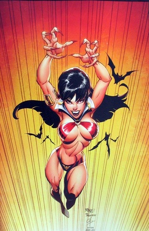 [Vampirella / Dracula - Unholy #6 (Cover P - John Royle Jim Lee Homage Full Art Incentive)]