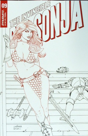 [Invincible Red Sonja #9 (Cover I - Joseph Michael Linsner Sketch Incentive)]