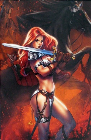 [Invincible Red Sonja #9 (Cover R - Elias Chatzoudis Full Art Incentive)]