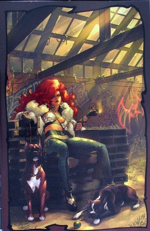 [Invincible Red Sonja #9 (Cover U - Meghan Hetrick Full Art Incentive)]