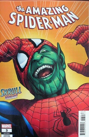 [Amazing Spider-Man (series 6) No. 3 (1st printing, variant Skrull cover - Salvador Larroca)]