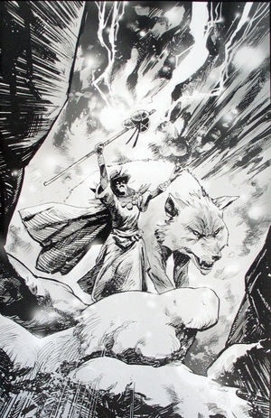 [Cimmerian - Hour of the Dragon #4 (Cover G - Garry Brown B&W Full Art Incentive)]