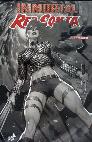[Immortal Red Sonja #3 (Cover O - David Nakayama B&W)]