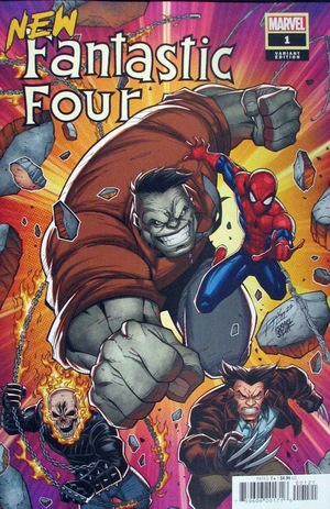 [New Fantastic Four No. 1 (1st printing, variant cover - Ron Lim)]
