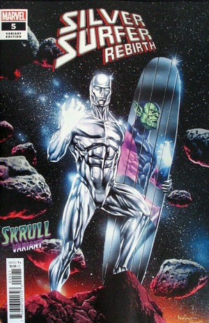 [Silver Surfer - Rebirth No. 5 (variant Skrull cover - Mico Suayan)]