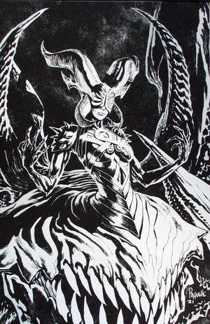 [Magic: The Hidden Planeswalker #3 (variant full art B&W cover - Yanick Paquette)]