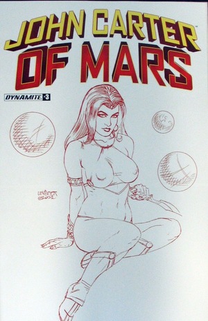 [John Carter of Mars #3 (Cover P - Joseph Michael Linsner Martian Red Sketch Incentive)]
